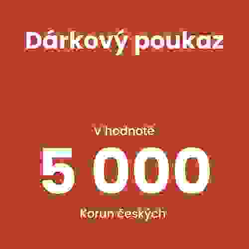 Dárkový poukaz 5000