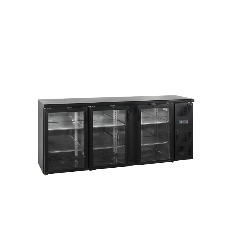 Minibar, prosklené křídlové dveře TEFCOLD CBC 310 G