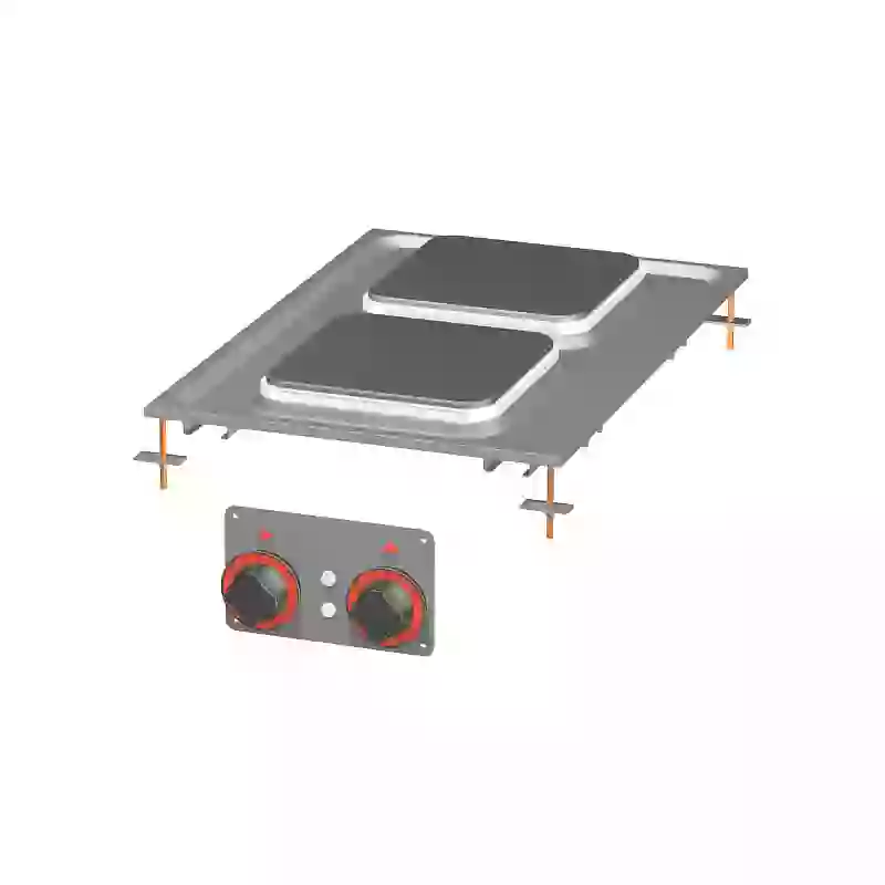 Sporák drop-in elektrická 2x drop-in plotýnka 400 V | RM - PCQD-64ET