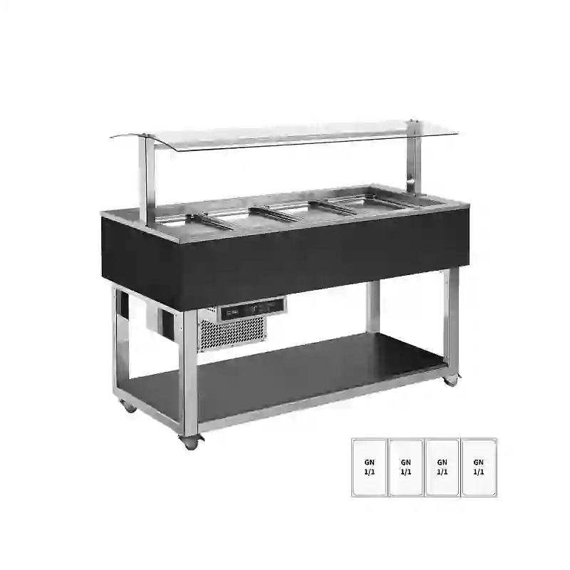 Bufet chlazený GN 4-1/1 Wenge | REDFOX - ES GREEN+ 4W
