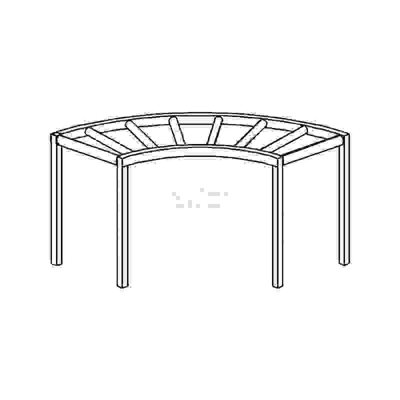 Stůl válečkový oblouk 90° 1300 x 1300 x 850 mm