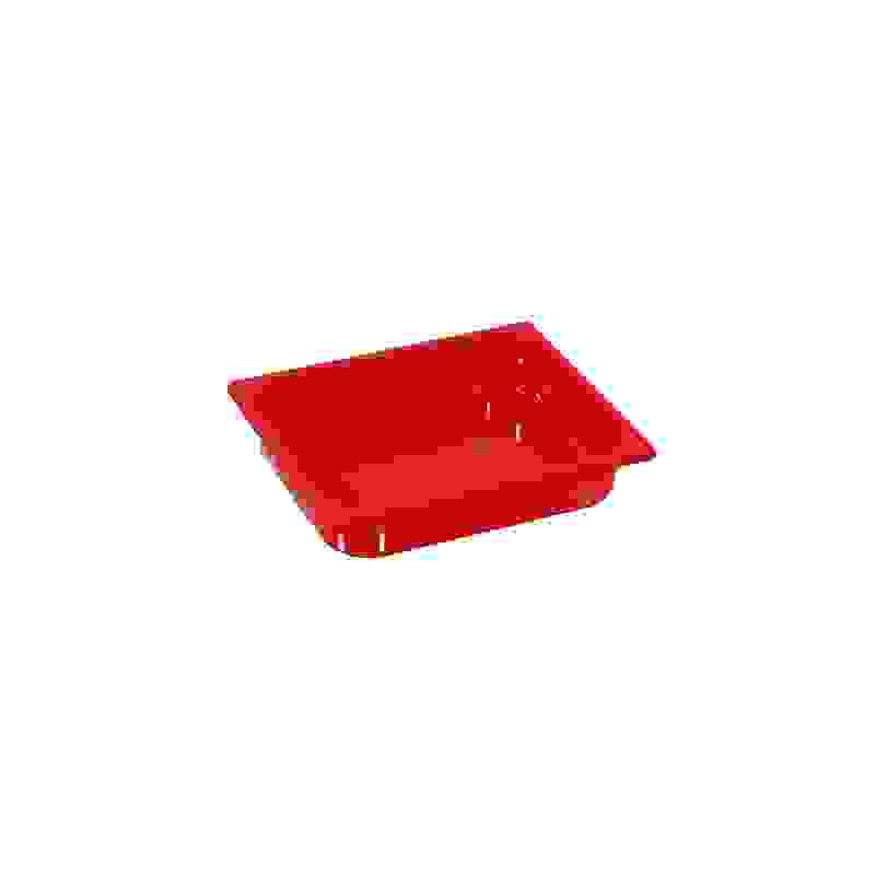 GN 1/2 (h=65 mm) polykarbonát červený