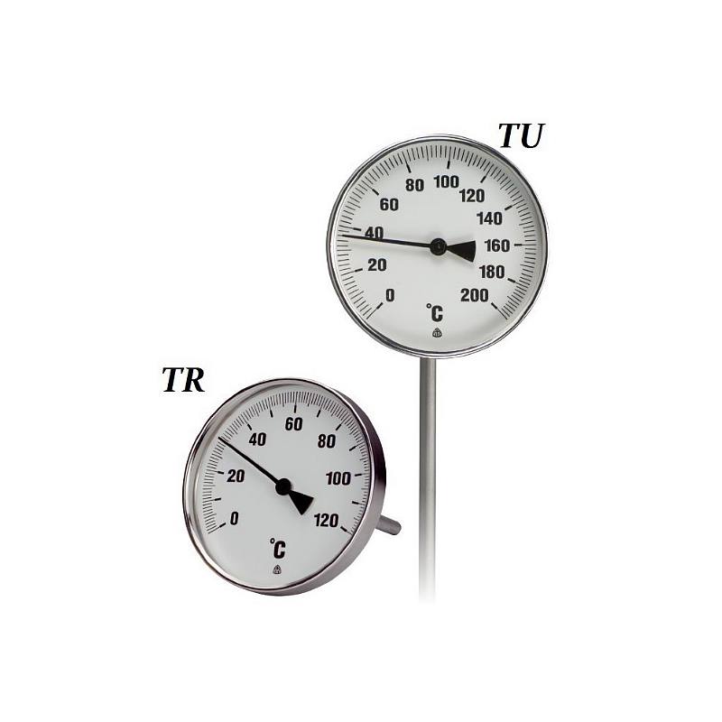 Teploměr do udírny TR 100 0-200°C, délka stonku 400mm