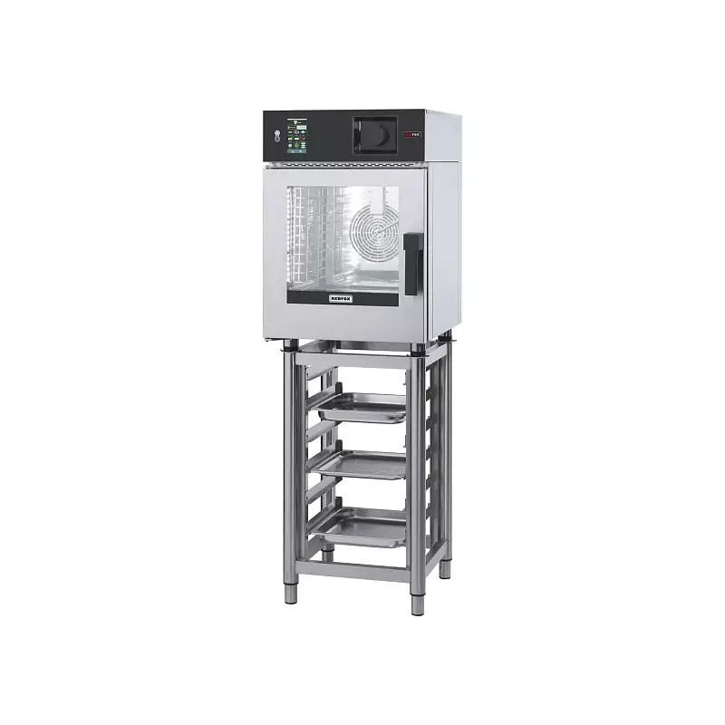 Konvektomat MINI elektrický 6x GN 1/1 automatické mytí nástřik dotykový ovládací panel 5" 400 V dveře L | REDFOX - MSDBD 0611 EL