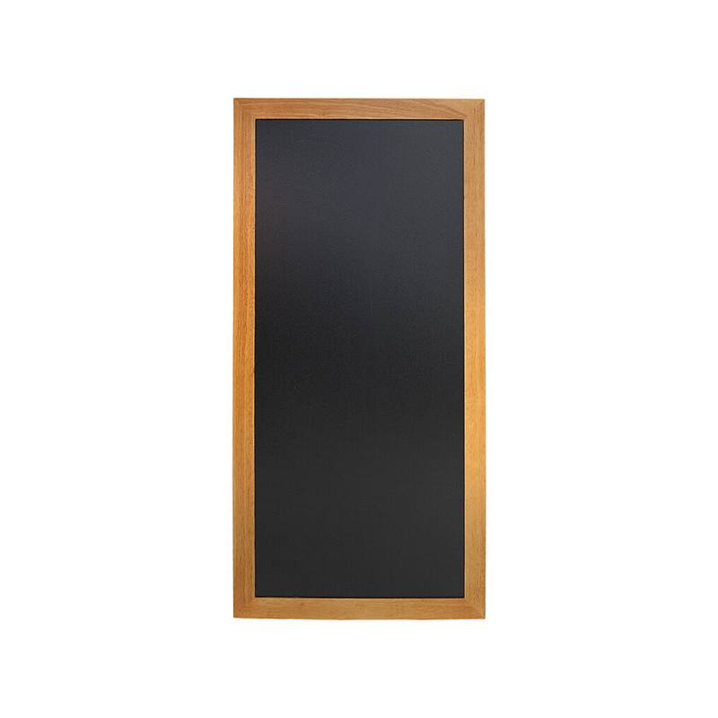 Nástěnná popisovací tabule LONG 56x120 cm, teak