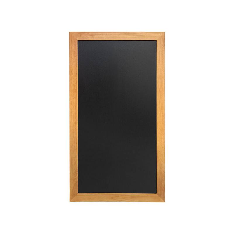 Nástěnná popisovací tabule LONG 56x100 cm, teak