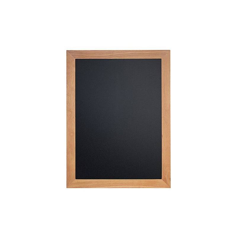 Nástěnná popisovací tabule UNIVERSAL, 60x80 cm, teak