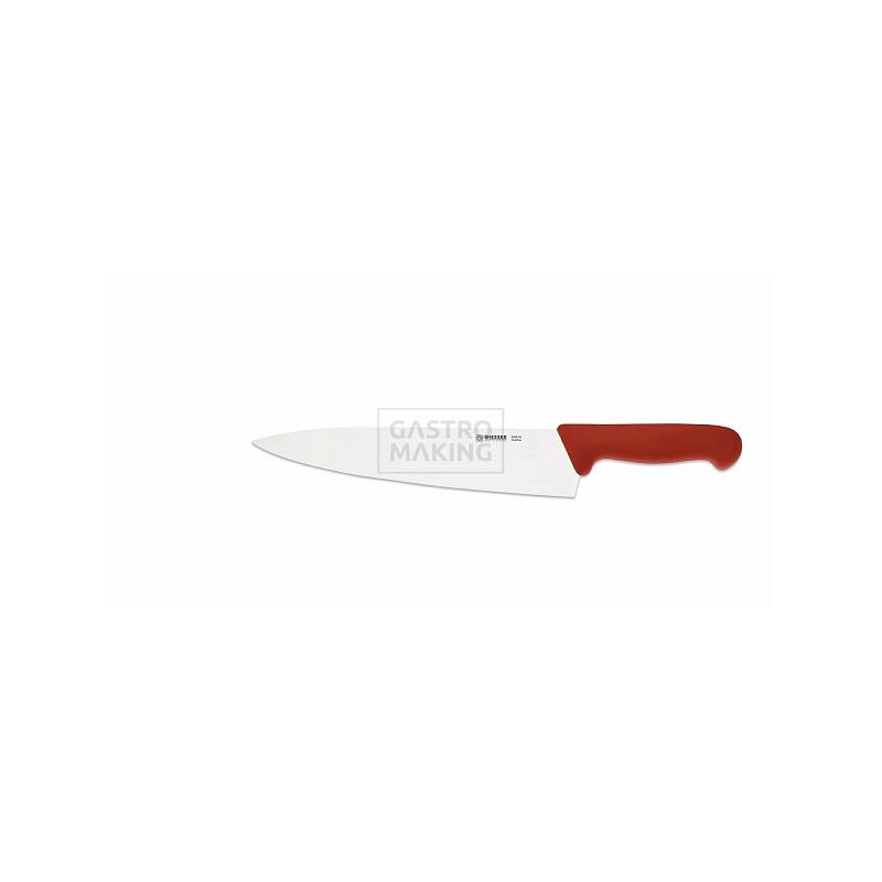 Nůž kuchařský 260 mm - červený