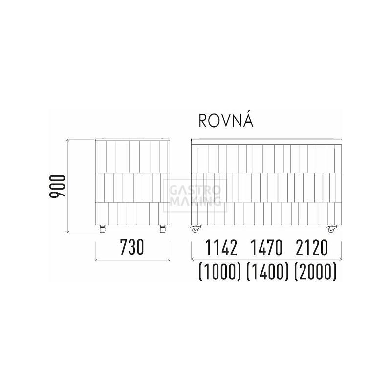 Neutrální pracovní modul rovný 1000 NE