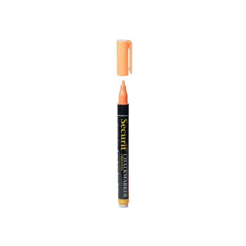 Mikro křídový popisovač, šířka hrotu: 1 - 2 mm, Orange