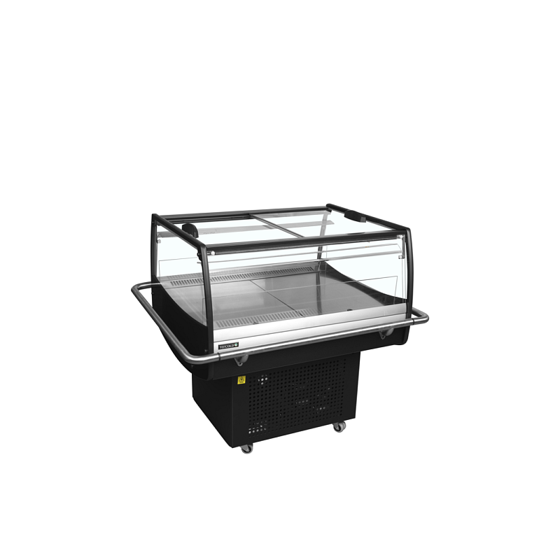 Chladicí vitrína samoobslužná, černá TEFCOLD PDC90SL-360
