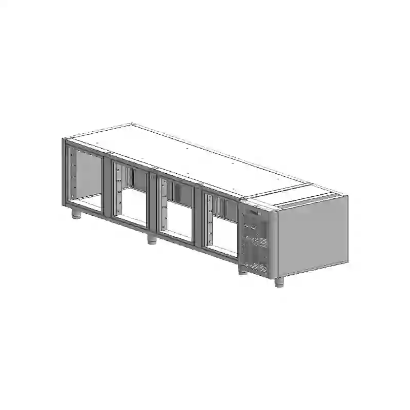 Korpus stolů SCH 4D chladicí nerez | RM - SCH 4 KOR