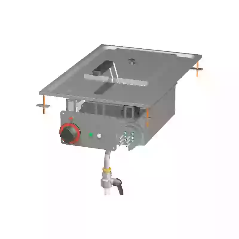 Fritéza drop-in elektrická 0,66 kW/l, 10 l 400 V | RM - F10D-64ET