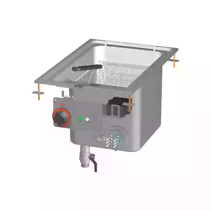 Fritéza drop-in elektrická 0,75 kW/l, 18 l 400 V | RM - F18D-64ET