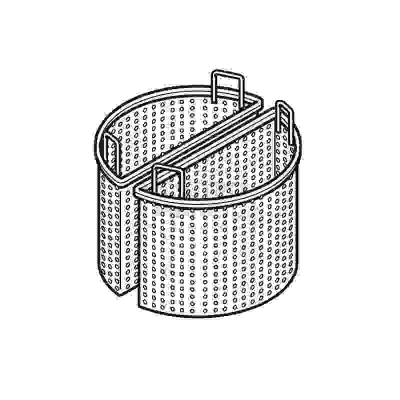 Koš do kotle perforovaný 1/2 CP2