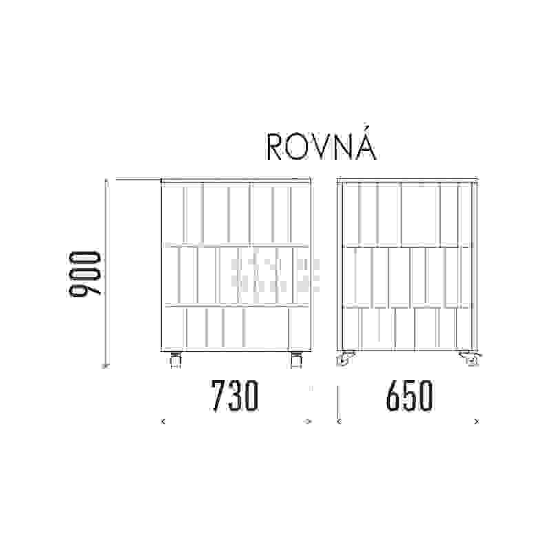 Neutrální pracovní modul rovný 650 NE